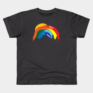 Sunshine + Rain = Rainbow Kids T-Shirt